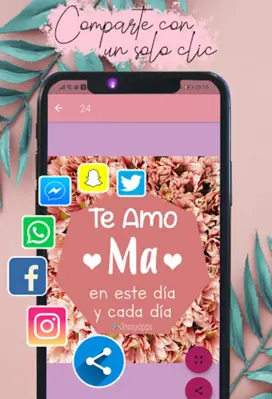 Frases de Amor para Mamá💖Te A android App screenshot 9